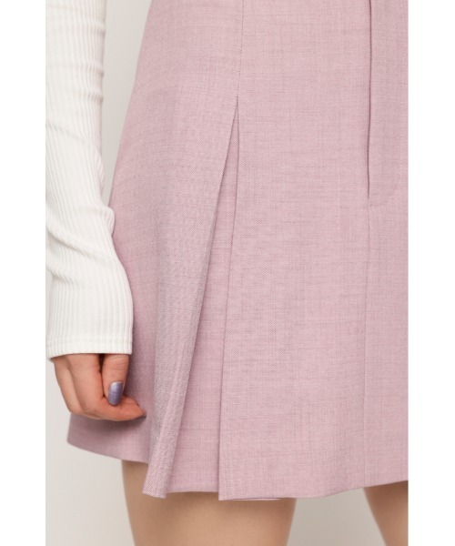 SLY（スライ）の「PLEATS S/SK プリーツ ショートスカート ミニスカート セットアップ可能（スカート・レディース・グレー/ピンク・1/0）」の14枚目の写真