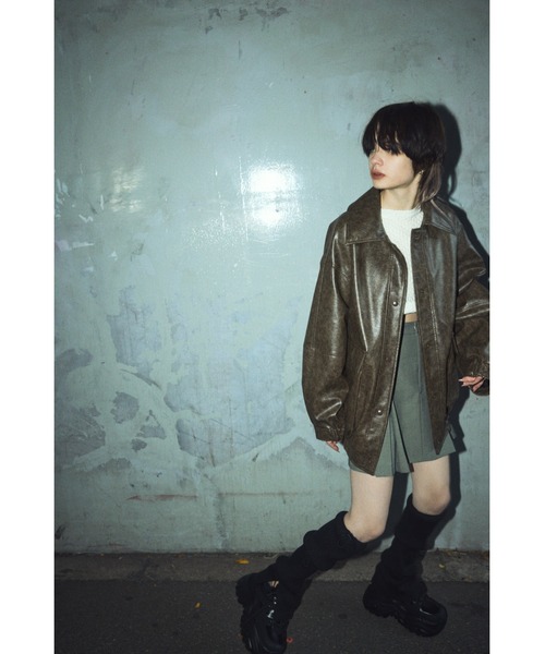 SLY（スライ）の「PLEATS S/SK プリーツ ショートスカート ミニスカート セットアップ可能（スカート・レディース・グレー/ピンク・1/0）」の18枚目の写真