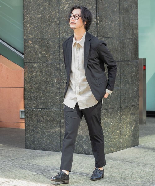 URBAN RESEARCH ROSSO MEN（アーバンリサーチロッソメン）の「『XLサイズあり』ウォッシャブルテーラードストレッチジャケット（テーラードジャケット・メンズ・ブラック/ネイビー・LARGE/MEDIUM/X-LARGE）」の8枚目の写真