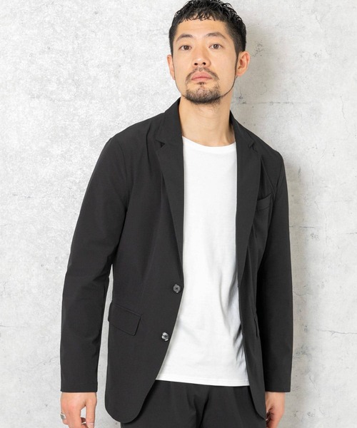 URBAN RESEARCH ROSSO MEN（アーバンリサーチロッソメン）の「『XLサイズあり』ウォッシャブルテーラードストレッチジャケット（テーラードジャケット・メンズ・ブラック/ネイビー・LARGE/MEDIUM/X-LARGE）」の10枚目の写真