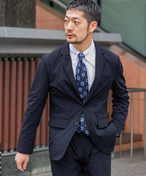 URBAN RESEARCH ROSSO MEN（アーバンリサーチロッソメン）の「『XLサイズあり』ウォッシャブルテーラードストレッチジャケット（テーラードジャケット・メンズ・ブラック/ネイビー・LARGE/MEDIUM/X-LARGE）」の17枚目の写真