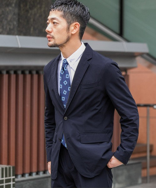 URBAN RESEARCH ROSSO MEN（アーバンリサーチロッソメン）の「『XLサイズあり』ウォッシャブルテーラードストレッチジャケット（テーラードジャケット・メンズ・ブラック/ネイビー・LARGE/MEDIUM/X-LARGE）」の20枚目の写真