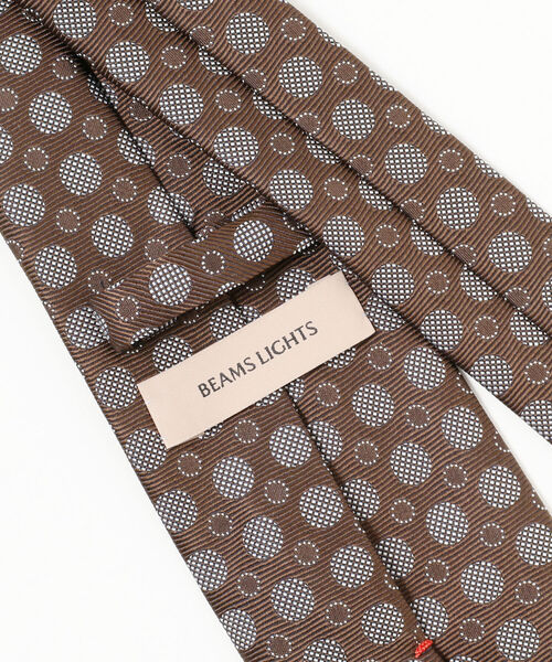 BEAMS LIGHTS（ビームスライツ）の「BEAMS LIGHTS / シルク ドット ネクタイ（ネクタイ・メンズ・ブラウン/ネイビー/ブルー・ONE SIZE）」の11枚目の写真