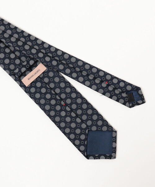 BEAMS LIGHTS（ビームスライツ）の「BEAMS LIGHTS / シルク ドット ネクタイ（ネクタイ・メンズ・ブラウン/ネイビー/ブルー・ONE SIZE）」の4枚目の写真