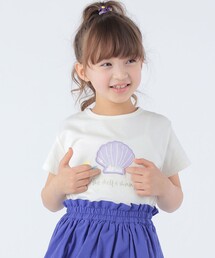 SHIPS（シップス）の「SHIPS KIDS:100～130cm / シェル/サングラス モチーフ TEE（Tシャツ/カットソー・キッズ）」