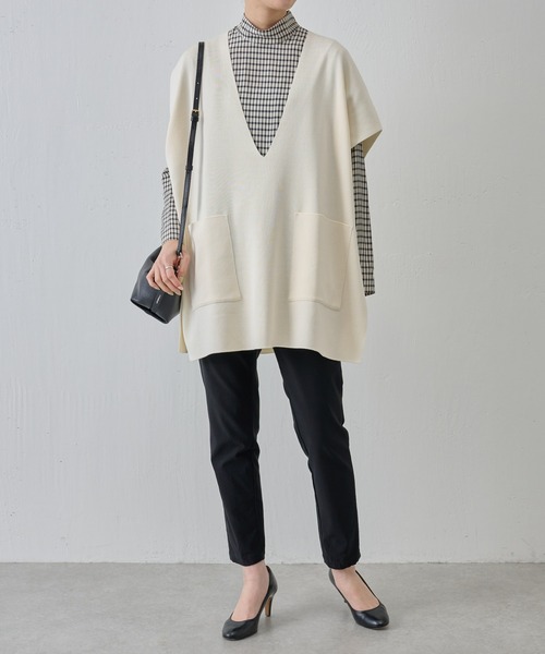 24SS ビアズリー ハイネックシャツ 前後で着れる2WAY シボ感 春夏 24SS ビアズリー ハイネックシャツ 前後で着れる2WAY シボ感 春
