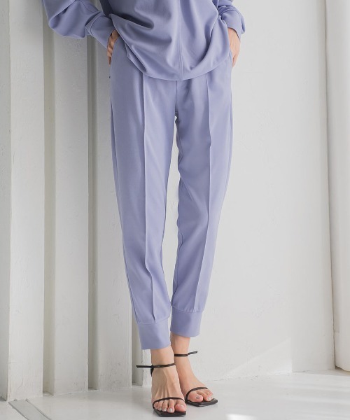 MAYSON GREY(メイソングレイ)の「カットジョーゼットジョガーパンツ≪セットアップ対応≫(カーゴパンツ・レディース・オフホワイト/ブラック/パープル/チャコールグレー・M/SS/S)」の19枚目の写真