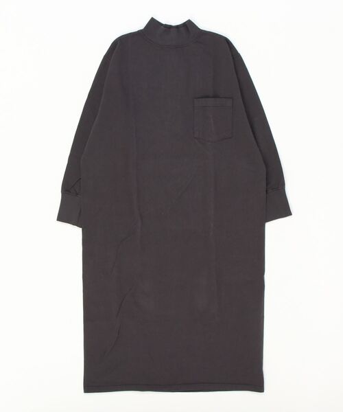 Goodwear(Since1983)(グッドウェア)の「L/S MOCK ONEPIECE LONG(ワンピース・レディース・ブラック系その他・MEDIUM)」の1枚目の写真