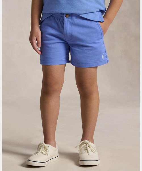 POLO RALPH LAUREN CHILDRENSWEAR（ポロ ラルフ ローレン チルドレンズウェア）の「リラックスド フィット フレックス アブレージョン ツイル ショートパンツ（その他パンツ・キッズ・ブルー系3・4/6/7/3）」の3枚目の写真