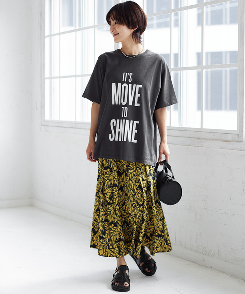 JOURNAL STANDARD relume(ジャーナルスタンダード レリューム)の「ビッグロゴTEE(Tシャツ/カットソー・レディース・ブラック/ホワイト/ピンク・FREE)」の21枚目の写真