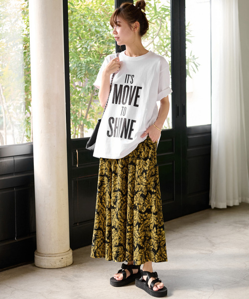 JOURNAL STANDARD relume(ジャーナルスタンダード レリューム)の「ビッグロゴTEE(Tシャツ/カットソー・レディース・ブラック/ホワイト/ピンク・FREE)」の5枚目の写真