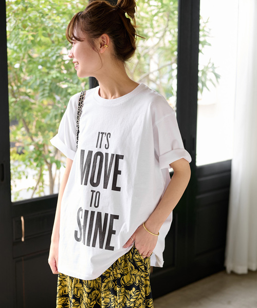 JOURNAL STANDARD relume(ジャーナルスタンダード レリューム)の「ビッグロゴTEE(Tシャツ/カットソー・レディース・ブラック/ホワイト/ピンク・FREE)」の17枚目の写真