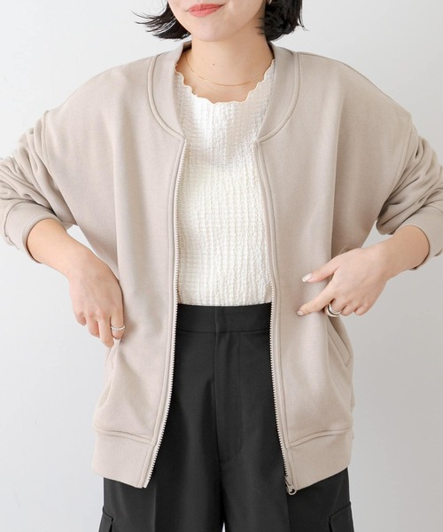 試着のみ新品アーバンリサーチサニーレーベルWEB限定ブルゾンMA-1ホワイト URBAN RESEARCH Sonny Label 美品 24SS サニーレーベル アーバン
