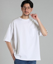 LANVIN en Bleu | オーバーサイズ ベーシック ポケットTシャツ(Tシャツ/カットソー)