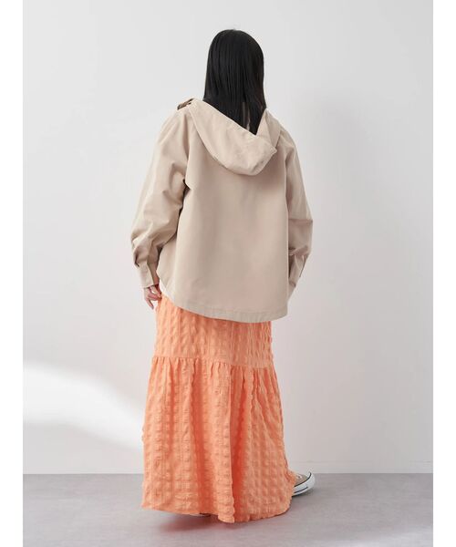 earth music&ecology（アースミュージックアンドエコロジー）の「マウンテンパーカー（マウンテンパーカー・レディース・ベージュ/ネイビー/クリーム・FREE）」の22枚目の写真