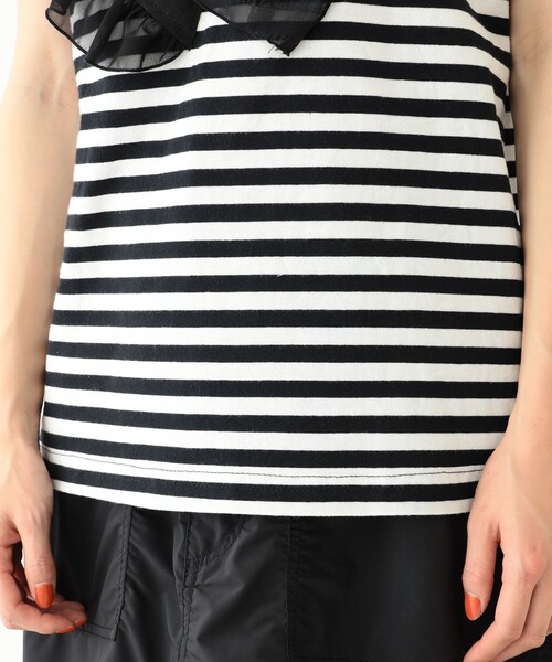 BEAMS BOY（ビームスボーイ）の「TORI-TO × BEAMS BOY / コラージュ Tシャツ 23SS（Tシャツ/カットソー・レディース・ブラック系その他/ネイビー・FREE）」の7枚目の写真