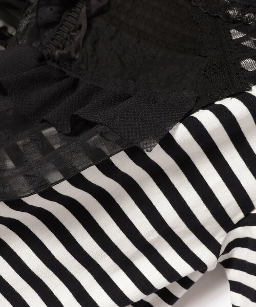 BEAMS BOY（ビームスボーイ）の「TORI-TO × BEAMS BOY / コラージュ Tシャツ 23SS（Tシャツ/カットソー・レディース・ブラック系その他/ネイビー・FREE）」の14枚目の写真