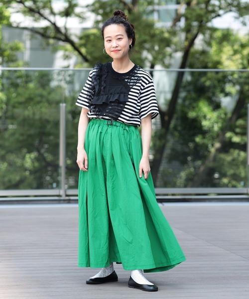 BEAMS BOY（ビームスボーイ）の「TORI-TO × BEAMS BOY / コラージュ Tシャツ 23SS（Tシャツ/カットソー・レディース・ブラック系その他/ネイビー・FREE）」の17枚目の写真