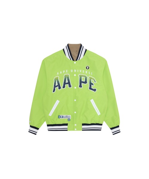 AAPE BY A BATHING APE(エーエイプバイアベイシングエイプ)の「AAPE REVERSIBLE LIGHT WEIGHT JACKET(ブルゾン・メンズ・ホワイト/グリーン/ブラック・MEDIUM/SMALL/LARGE/X-LARGE)」の3枚目の写真
