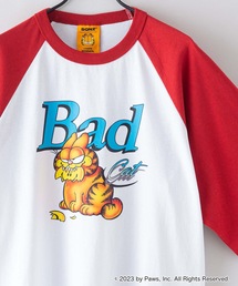 【Garfield/ガーフィールド】コラボ ラグランTシャツ Y2K バックプリント ストリート