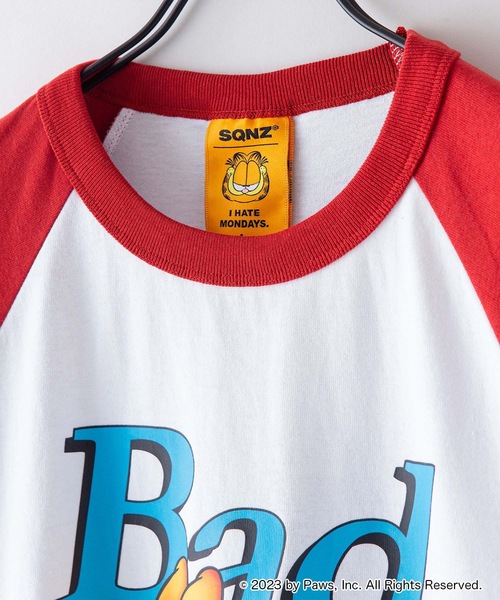JEANS MATE(ジーンズメイト)の「【Garfield/ガーフィールド】コラボ ラグランTシャツ Y2K バックプリント ストリート(Tシャツ/カットソー・メンズ・レッド/カーキ/グレー・MEDIUM/LARGE/X-LARGE)」の10枚目の写真
