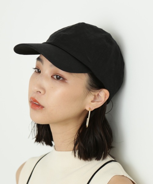 FREE'S MART（フリーズマート）の「◆ベーシックリネンキャップ（キャップ・レディース・ホワイト/ブラック/ベージュ・ﾌﾘ-）」の11枚目の写真