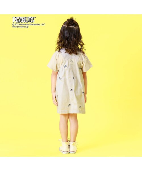 PEANUTS（ピーナッツ）の「PEANUTSコラボジャンスカ（ワンピース・キッズ・アイボリー/ブルー・100/110/90/130/95/120/140/80）」の11枚目の写真