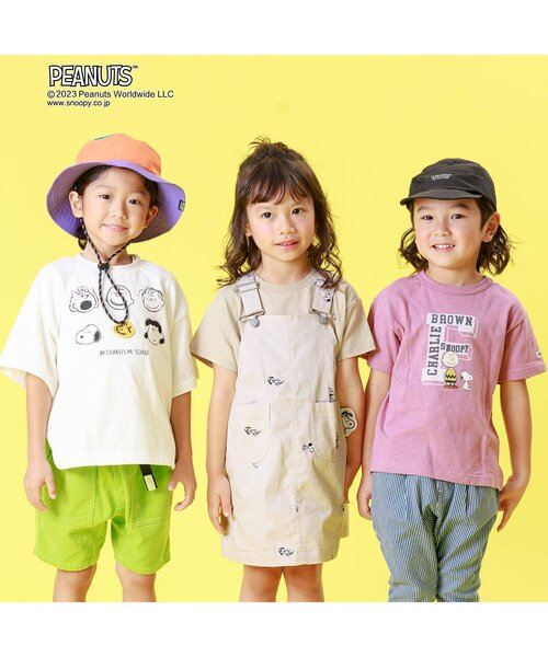 PEANUTS（ピーナッツ）の「PEANUTSコラボジャンスカ（ワンピース・キッズ・アイボリー/ブルー・100/110/90/130/95/120/140/80）」の13枚目の写真