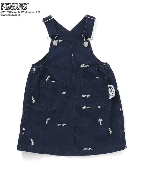 PEANUTS（ピーナッツ）の「PEANUTSコラボジャンスカ（ワンピース・キッズ・アイボリー/ブルー・100/110/90/130/95/120/140/80）」の3枚目の写真