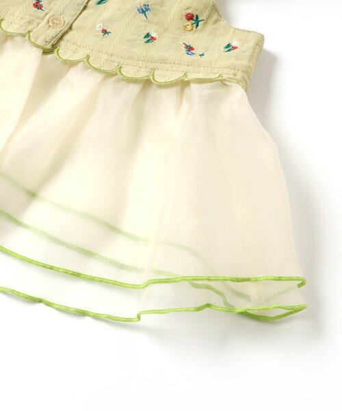 BREEZE（ブリーズ）の「2Pセット キャミ×Tシャツ（Tシャツ/カットソー・キッズ・オフホワイト/レモンイエロー・100/90/140/110/120/80/130）」の15枚目の写真