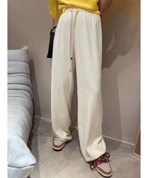 ふくれストレートパンツ