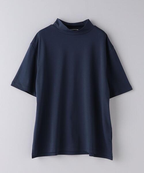 SOVEREIGN（ソブリン）の「＜SOVEREIGN＞ モックネック Tシャツ（Tシャツ/カットソー・メンズ・グレー/ホワイト/ネイビー・M/L/S）」の3枚目の写真