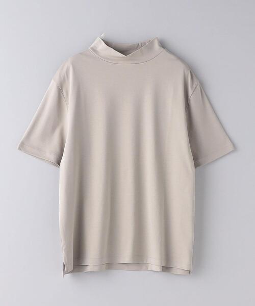 SOVEREIGN（ソブリン）の「＜SOVEREIGN＞ モックネック Tシャツ（Tシャツ/カットソー・メンズ・グレー/ホワイト/ネイビー・M/L/S）」の2枚目の写真