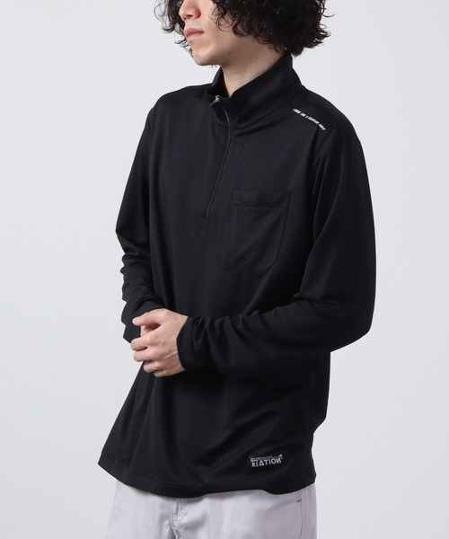 FUNALIVE(ファンアライブ)の「PIRARUCU Newシェイドドライナー長袖ZIP UPシャツ(Tシャツ/カットソー・メンズ・シルバーグレー/ブラック/ネイビー・LL/3L/L/M)」の9枚目の写真