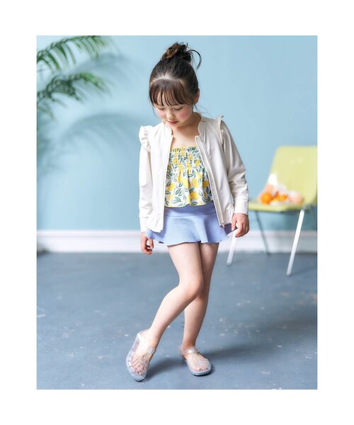 apres les cours（アプレレクール）の「【パステル・ラメ/4色展開】ジェリーサンダル（サンダル・キッズ・ピンク/ラベンダー/サックスブルー/シルバー・14/17/18/15 /16/19）」の5枚目の写真