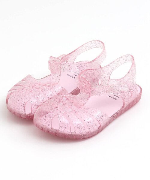 apres les cours（アプレレクール）の「【パステル・ラメ/4色展開】ジェリーサンダル（サンダル・キッズ・ピンク/ラベンダー/サックスブルー/シルバー・14/17/18/15 /16/19）」の12枚目の写真