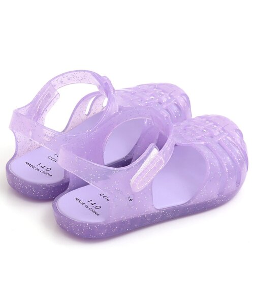 apres les cours（アプレレクール）の「【パステル・ラメ/4色展開】ジェリーサンダル（サンダル・キッズ・ピンク/ラベンダー/サックスブルー/シルバー・14/17/18/15 /16/19）」の17枚目の写真