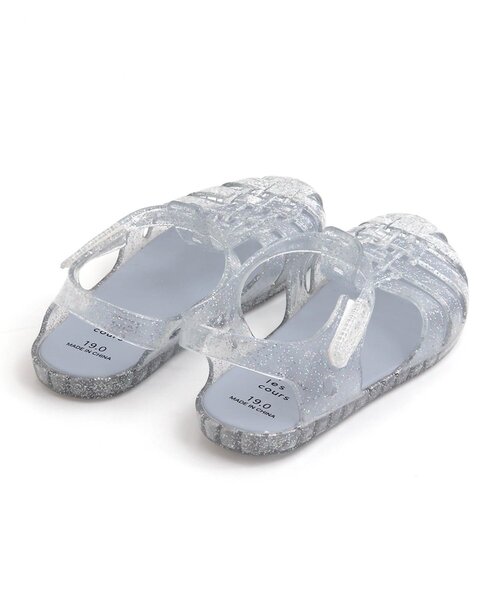 apres les cours（アプレレクール）の「【パステル・ラメ/4色展開】ジェリーサンダル（サンダル・キッズ・ピンク/ラベンダー/サックスブルー/シルバー・14/17/18/15 /16/19）」の20枚目の写真