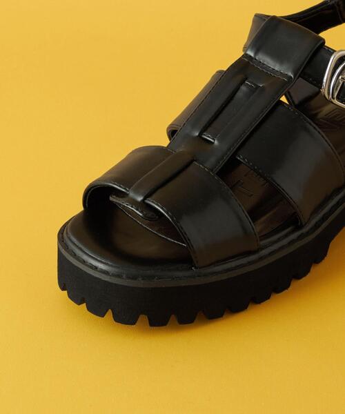 CITEN（シテン）の「＜CITEN＞グルカサンダル（サンダル・レディース・ブラック・S/M/L）」の7枚目の写真