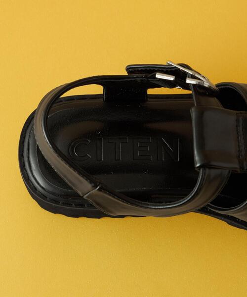 CITEN（シテン）の「＜CITEN＞グルカサンダル（サンダル・レディース・ブラック・S/M/L）」の10枚目の写真
