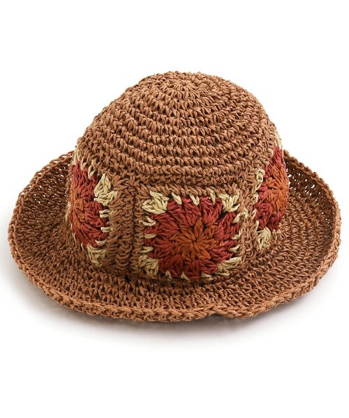 BREEZE（ブリーズ）の「ペーパーハット（ハット・キッズ・ブラウン/ベージュ・50/52/54）」の4枚目の写真