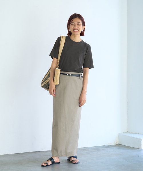 IENA（イエナ）の「【ATON/エイトン】60/FRESCA STANDARD TEE / T