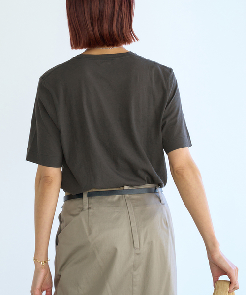 IENA（イエナ）の「【ATON/エイトン】60/FRESCA STANDARD TEE / T