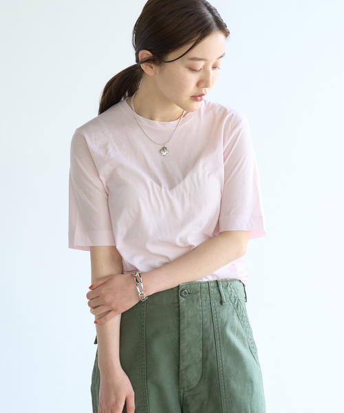 IENA（イエナ）の「【ATON/エイトン】60/FRESCA STANDARD TEE / T
