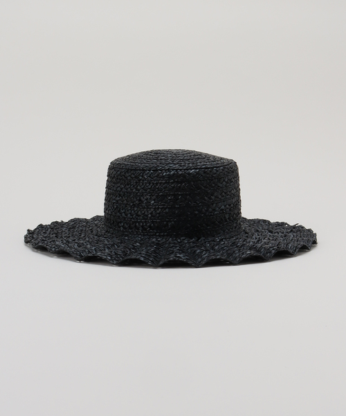 Casselini（キャセリーニ）の「【Casselini/キャセリーニ】 スカシナミナミハット（ハット・レディース・ベージュ/ブラック・FREE）」の6枚目の写真