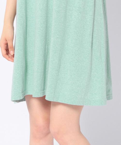 Another Edition（アナザーエディション）の「ネップ天竺フレアワンピース/AEBC　ネップテンジクフレアOP（ワンピース・レディース・ブラック/ライトグレー/ライム・フリー）」の12枚目の写真