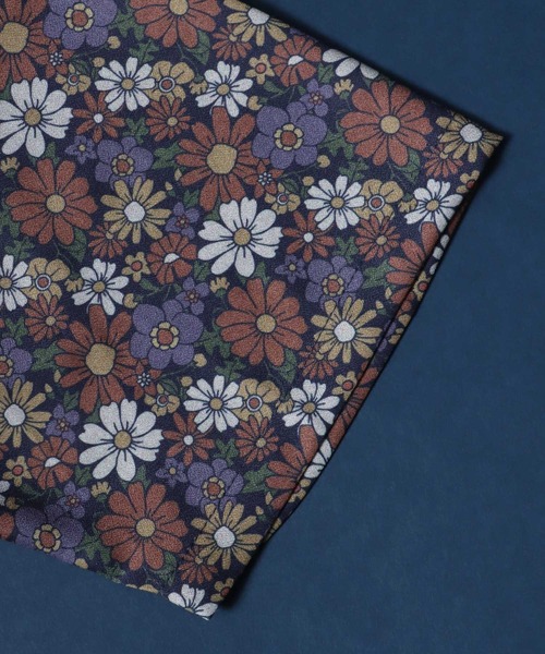 ANPAS（アンパス）の「2WAY Amunzen Total Pattern Print Oversized Open Collar Shirt/2WAY 梨地 総柄プリント オーバーサイズ  オープンカラーシャツ（シャツ/ブラウス・メンズ・グレー系その他/ブラウン系その他/ブルー系その他/グリーン系その他・M/L/LL）」の10枚目の写真