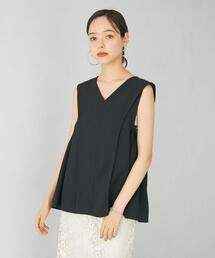 EMMEL REFINES（エメルリファインズ）の「＜EMMEL REFINES＞EM サイドフリルギャザー ノースリーブ ブラウス（シャツ/ブラウス）」