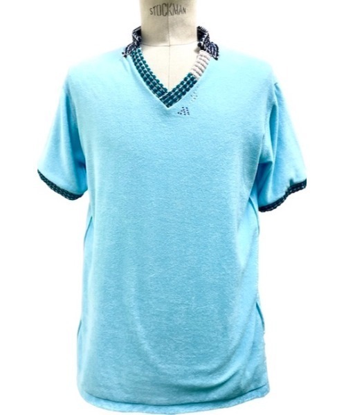 FranCisT_MOR.K.S.(フランシストモークス)の「FranCisT_MOR.K.S./フランシスト モークス/NOTCH’D SKIPPER(Tシャツ/カットソー・メンズ・ホワイト/ネイビー/その他13/カーキ・3/4/2)」の4枚目の写真