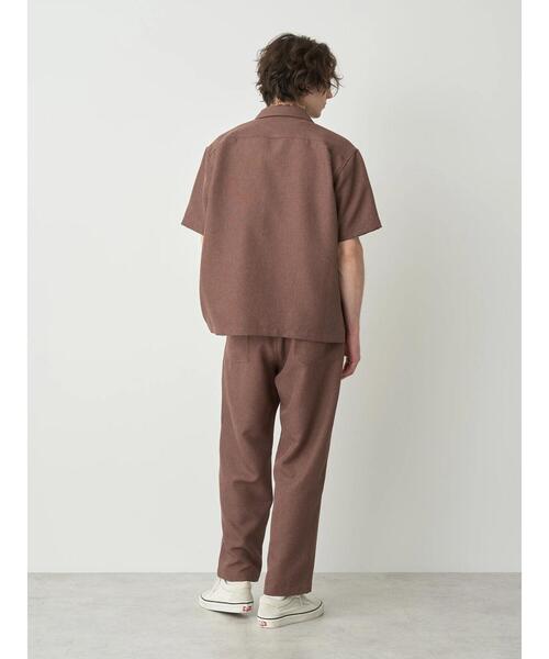 CRAFT STANDARD BOUTIQUE(クラフトスタンダードブティック)の「リネンライクオープンカラーシャツ(シャツ/ブラウス・メンズ・ブラック/ブラウン/ベージュ・M/L/XL)」の16枚目の写真